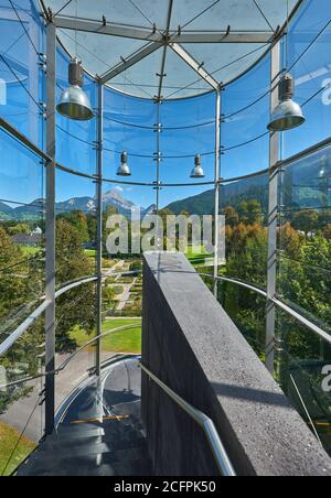 Besuch der Abtei Admont, Österreich Stockfoto