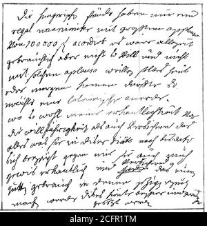 Schreiben Kaiserin Maria Theresia an den Staatskanzler Wenzel Anton Graf Kaunitz-Rietberg, 1764 Reichsfürst Kaunitz-Rietberg / Schreiben von Kaiserin Maria Theresia an den Staatskanzler Wenzel Anton Graf Kaunitz-Rietberg, ab 1764 Reichsfürst von Kaunitz-Rietberg, Historisch, historisch, Digitale verbesserte Reproduktion eines Originals aus dem 19. Jahrhundert / digitale Reproduktion einer Originalvorlage aus dem 19. Jahrhundert, Stockfoto