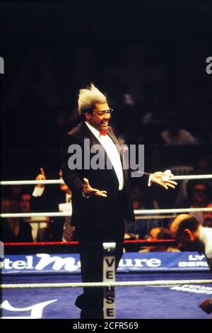 American Boxing Manager Don King, Lyon, Frankreich Stockfoto