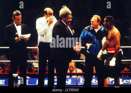 American Boxing Manager Don King, Lyon, Frankreich Stockfoto