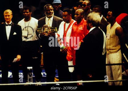 American Boxing Manager Don King, Lyon, Frankreich Stockfoto