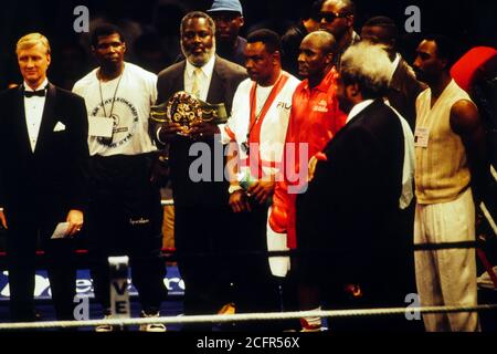 American Boxing Manager Don King, Lyon, Frankreich Stockfoto