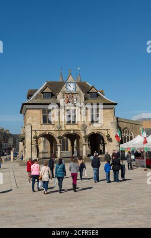 Peterborough Guildhall in Cathedral Square, Peterborough, Cambridgeshire, England. Stockfoto