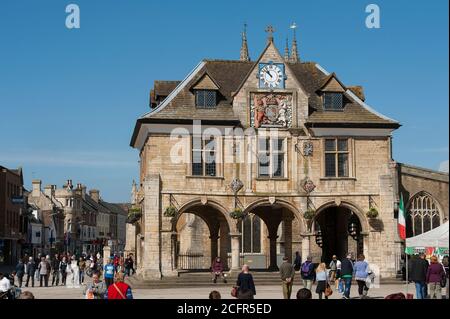 Peterborough Guildhall in Cathedral Square, Peterborough, Cambridgeshire, England. Stockfoto