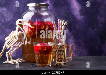 Halloween trinken Herbst Apfelwein Stockfoto