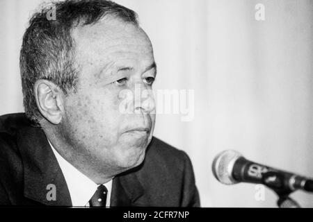 Alain Mérieux Kandidaten für Lyon Mayoral Wahlen, Lyon, 1993, Frankreich Stockfoto