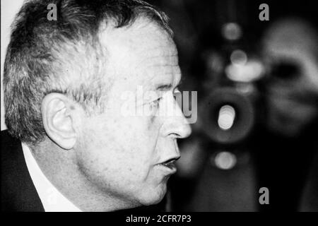 Alain Mérieux Kandidaten für Lyon Mayoral Wahlen, Lyon, 1993, Frankreich Stockfoto