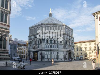 Achteckiges Baptisterium von San Giovanni Battista, Florenz Stockfoto