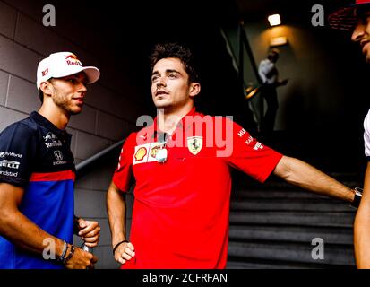 LECLERC Charles (mco), Scuderia Ferrari SF90, GASLY Pierre (Fra), Scuderia Toro Rosso Honda STR14, Portrait während der Formel 1 FIA Weltmeisterschaft 2019, Italien Grand Prix, in Monza vom 5. Bis 9. september - Foto DPPI Credit: LM/DPPI/DPPI/Dppi/Alamy Live News Stockfoto