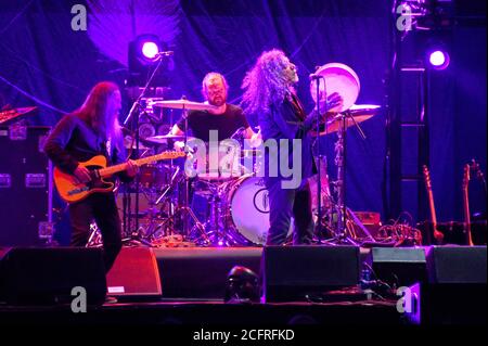 Mailand Italien 20/07/2016 : Live-Konzert des Robert Plant in der Assago Summer Arena Stockfoto