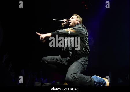 Mailand Italien 04/04/2016 : Live-Konzert der Macklemore und Ryan Lewis im Forum Assago Stockfoto