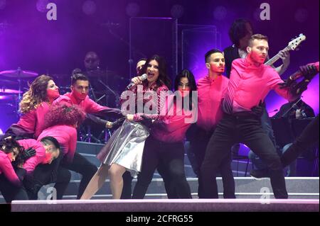 Mailand Italien 05/06/2016 : Live-Konzert von Laura Pausini im San Siro Stadion Stockfoto