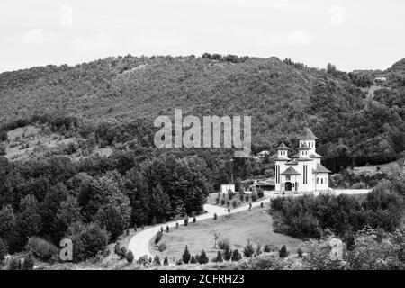 Tolle Fotos: Nicodim's Kirche, Höhlen, Gottes Brücke Stockfoto