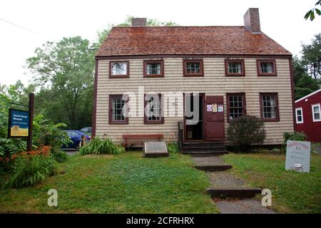 18. August 2020- Sydney, Cape Breton, Kanada: Vor dem berühmten Cossit House Museum, einem historischen Wahrzeichen Stockfoto