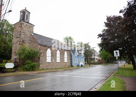 18. August 2020- Sydney, Cape Breton, Kanada: St. Patricks, eine ehemalige römisch-katholische Kirche, ist heute ein Museum Stockfoto