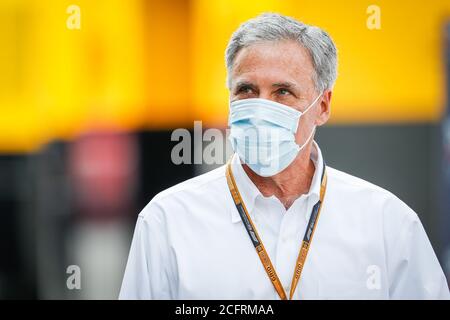 CAREY Chase (usa), Chairman und CEO der Formula One Group FOG, Portrait während des Formel 1 Gran Premio Heineken D'italia 2020, 2020 Grand Prix von Italien, Stockfoto