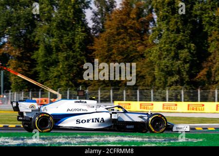 06 LATIFI Nicholas (CAN), Williams Racing F1 FW43, Aktion während des Formel 1 Gran Premio Heineken D'italia 2020, 2020 Grand Prix von Italien, ab Septe Stockfoto