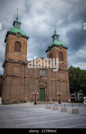 Sofia Albertina Kirche ist die zweite und aktuelle Kirche in Landskrona, Scania, Schweden. Zugehörigkeit zur Gemeinde Landskrona der Kirche von Schweden Stockfoto