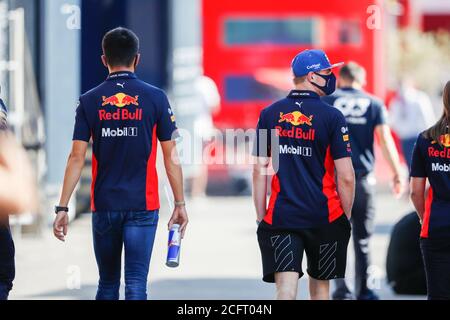 ALBON Alexander (tha), Aston Martin Red Bull Racing Honda RB16, VERSTAPPEN Max (NED), Aston Martin Red Bull Racing Honda RB16, Portrait während des for Stockfoto