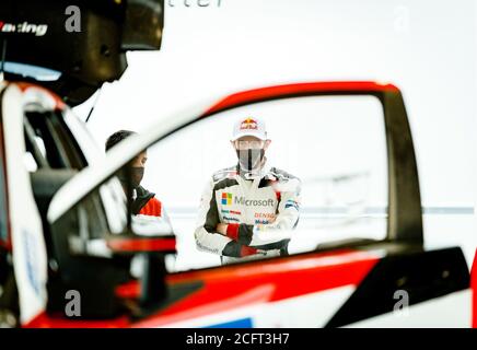 EVANS Elfyn (GBR), Toyota Yaris WRC, Toyota Gazoo Racing WRT, Portrait während der Rallye Estland 2020, 4. Lauf der FIA WRC Meisterschaft 2020 aus Stockfoto