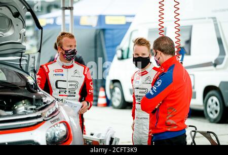 21 OSTBERG Mads (NOR), ERIKSEN Torstein (NOR), Citroen C3 R5, PH Sport WRC 2, Porträt während der Rallye Estland 2020, 4. Lauf der FIA WRC CH 2020 Stockfoto