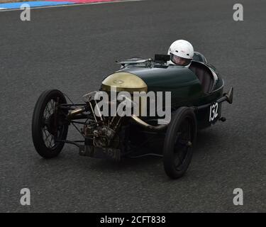 James Edwards, Morgan Super Aero, Allcomers Handicap Race, VSCC Formula Vintage, Mallory Park, Leicestershire, England, 23. August 2020. Stockfoto