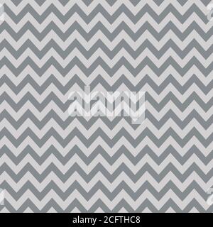 Nahtloses Chevron-Muster. Grauer Zigzag-Hintergrund. Abstract Illustration für Textil, Stoff, Design. Stockfoto