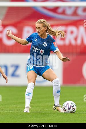 Fußball München - Sand, München 6. September 2020. Danielle TOLMAIS, SC Sand 19 FC BAYERN MÜNCHEN - SC SAND 6-0 - die DFL-VORSCHRIFTEN VERBIETEN DIE VERWENDUNG VON FOTOGRAFIEN als BILDSEQUENZEN und/oder QUASI-VIDEO - 1. Frauen Deutsche Fußballliga, München, 6. September 2020. Saison 2019/2020, Spieltag 1, FCB, München, FC Bayern Campus © Peter Schatz / Alamy Live News Stockfoto