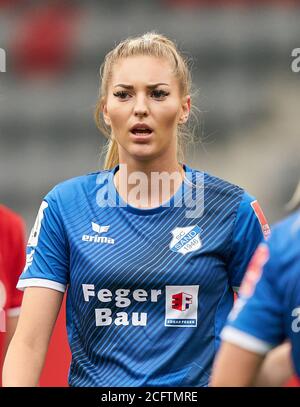 Fußball München - Sand, München 6. September 2020. Chiara LOOS, SC Sand 7 FC BAYERN MÜNCHEN - SC SAND 6-0 - die DFL-VORSCHRIFTEN VERBIETEN DIE VERWENDUNG VON FOTOGRAFIEN als BILDSEQUENZEN und/oder QUASI-VIDEO - 1. Frauen Deutsche Fußballliga, München, 6. September 2020. Saison 2019/2020, Spieltag 1, FCB, München, FC Bayern Campus © Peter Schatz / Alamy Live News Stockfoto