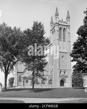 Thompson Memorial Chapel, Williams College, Williamstown, Massachusetts, USA, Detroit Publishing Company, 1908 Stockfoto