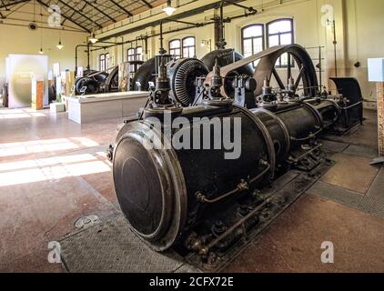 Italien Venetien Cà Vendramin - Museo Regionale della Bonifica - Abflusssystem - Stockfoto