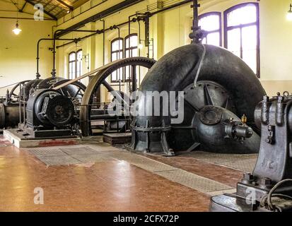 Italien Venetien Cà Vendramin - Museo Regionale della Bonifica - Abflusssystem - Stockfoto