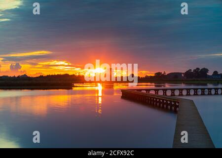 Naturgebiet 't Roegwold, in der Nähe von Schildwolde in der Provinz Groningen, Niederlande Stockfoto