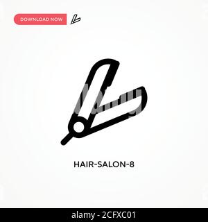 Hair-Salon-8 einfaches Vektor-Symbol. Moderne, einfache flache Vektor-Illustration für Website oder mobile App Stock Vektor