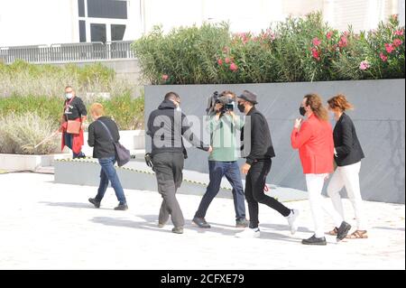 Fotos vom 77. Filmfestival in Venedig, Italien, aufgenommen im September 2020 Stockfoto