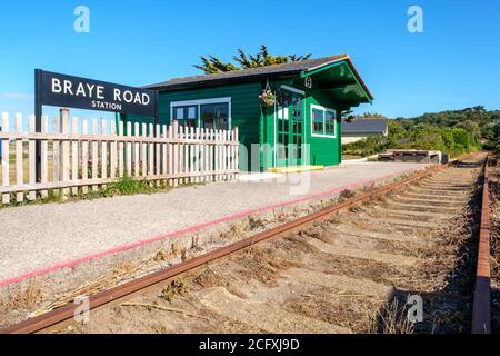 Alderney Railway Stockfoto