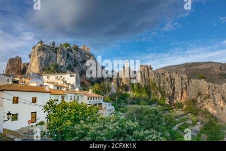 Burg von Guadalest in Spanien Stockfoto