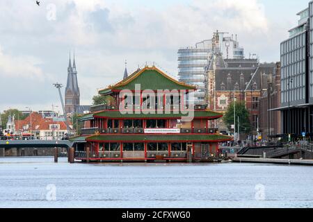 Chinesisches Restaurant Sea Palace In Amsterdam Niederlande 7-9-2020 Stockfoto