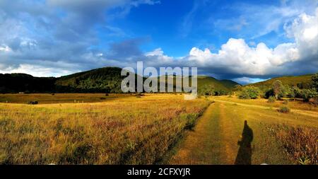 Lazoropole, Mazedonien - Nachmittag Nationalpark Landschaft Szene Stockfoto