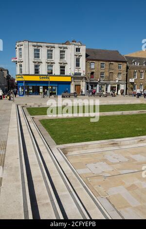 Geschäfte im Stadtzentrum von Peterborough, Cambridgeshire, England. Stockfoto
