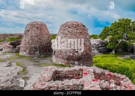 Schöne Festung von tippu sulthan in badami gebaut. Stockfoto