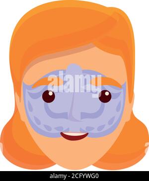 Face Painting Festival Ikone. Cartoon von Face Painting Festival Vektor-Symbol für Web-Design isoliert auf weißem Hintergrund Stock Vektor