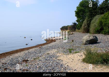 Blick über die Ostsee von der Insel Rügen Stockfoto