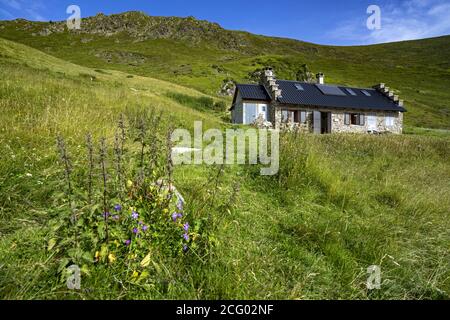 Frankreich, Haute Garonne, col du Bales, Refuge du Bales Stockfoto