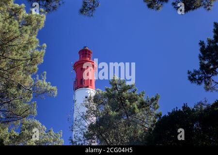 Frankreich, Gironde, GE-Cap-Ferret, Leuchtturm Cap-Ferret Stockfoto