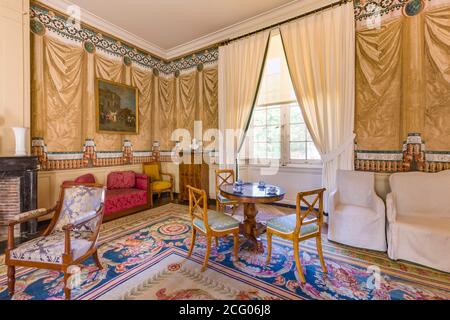 Frankreich, Indre et Loire, Loire-Tal als Weltkulturerbe der UNESCO, Saché, Château de Saché, jetzt das Balzac Museum, diese Renaissance-Wohnung ins Stockfoto