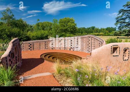 Frankreich, Indre et Loire, Loire-Tal als Weltkulturerbe der UNESCO, Chaumont-sur-Loire, Domäne von Chaumont-sur-Loire, internationale Garten fest Stockfoto