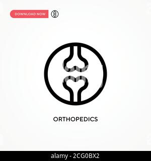 Einfaches Vektorsymbol Orthopädie. Moderne, einfache flache Vektor-Illustration für Website oder mobile App Stock Vektor