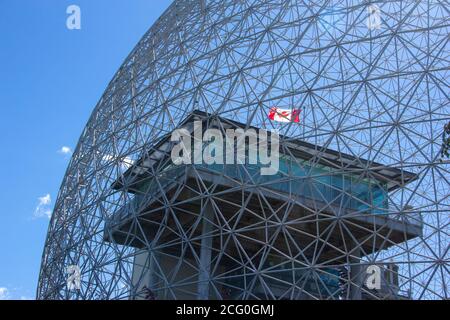 Geodätische Kuppel, Montreal Stockfoto