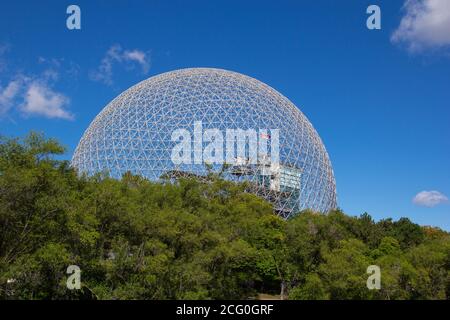 Geodätische Kuppel, Montreal Stockfoto